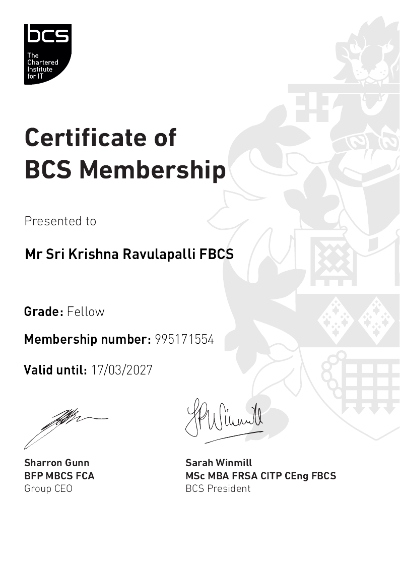 My Certificate